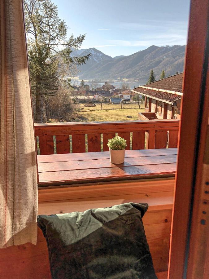 Ruhige Chalets Mit Seeblick In Zentraler Lage Schliersee Buitenkant foto